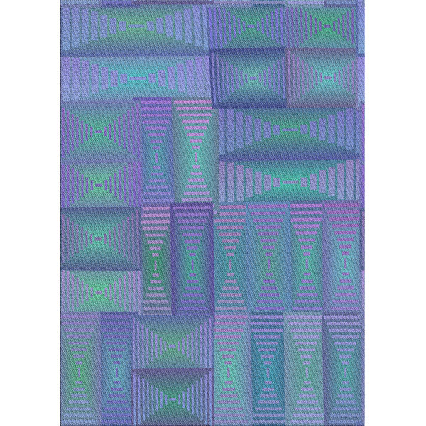 Bless international Blue/Purple Rug Wayfair